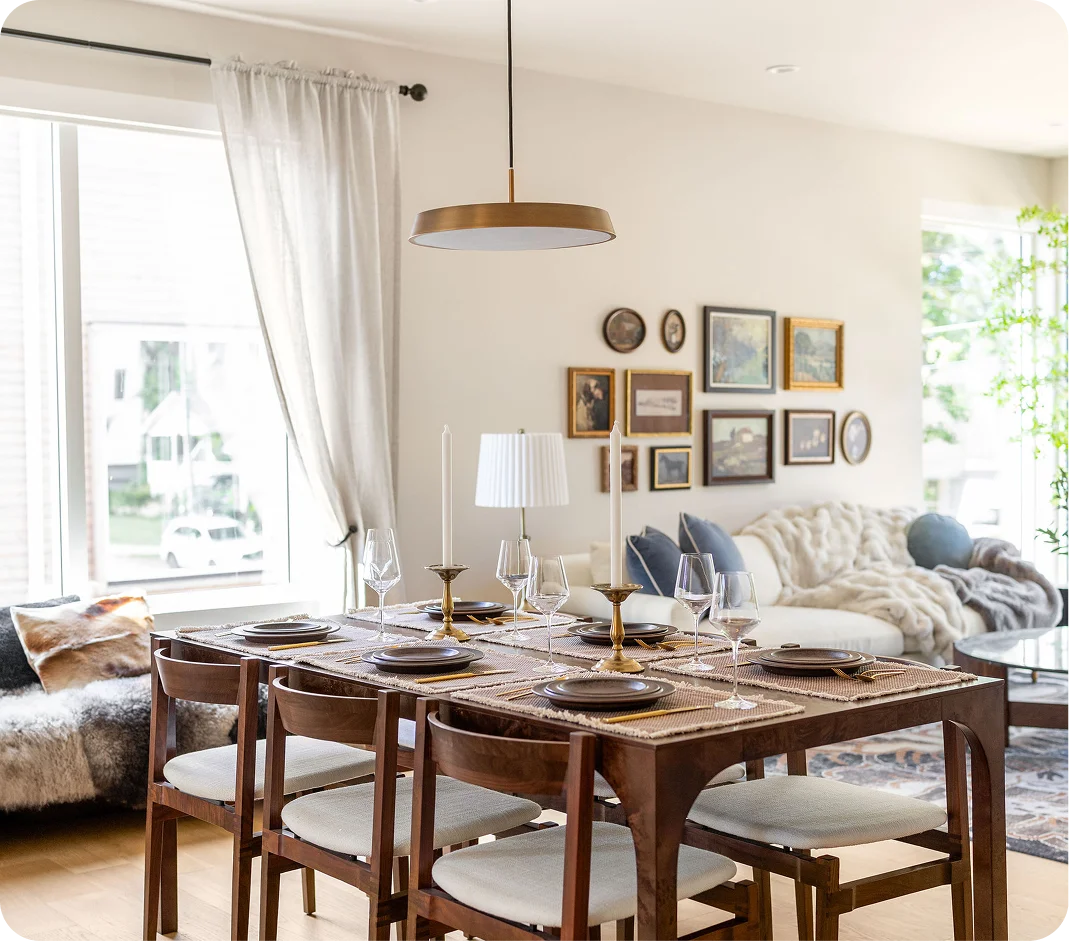 Leach street dining table
